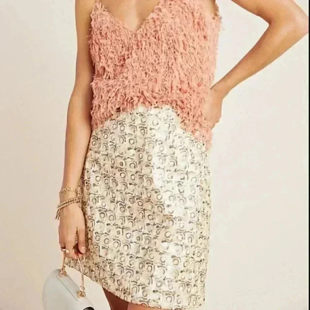 Anthropologie Hutch Jada Sequin Mini Skirt